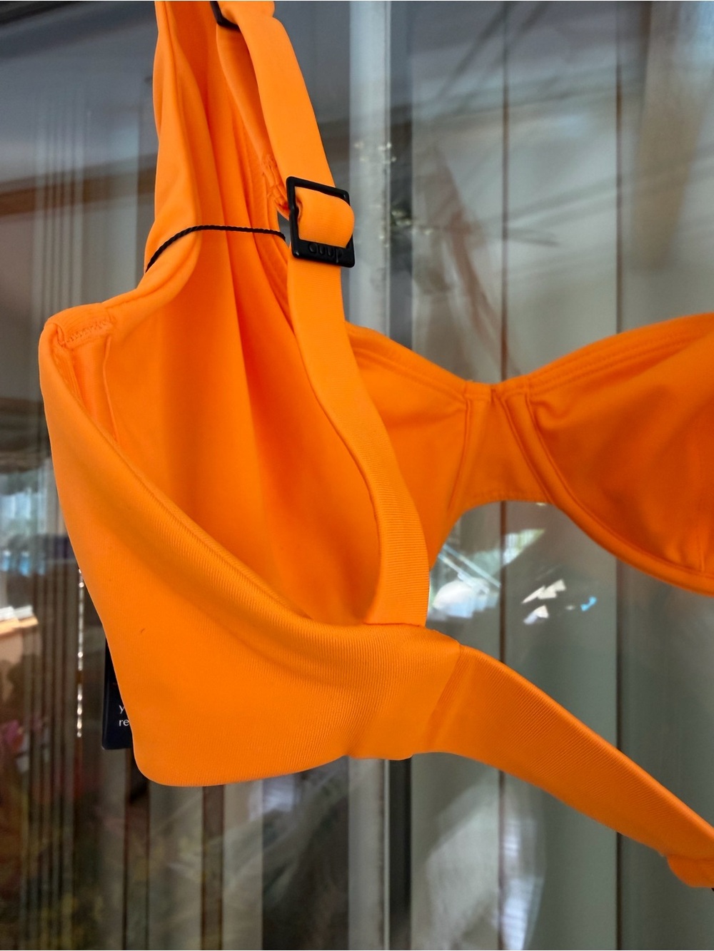 CUUP Bright Orange The Scoop Underwire Bikini Top - Picture 7 of 7